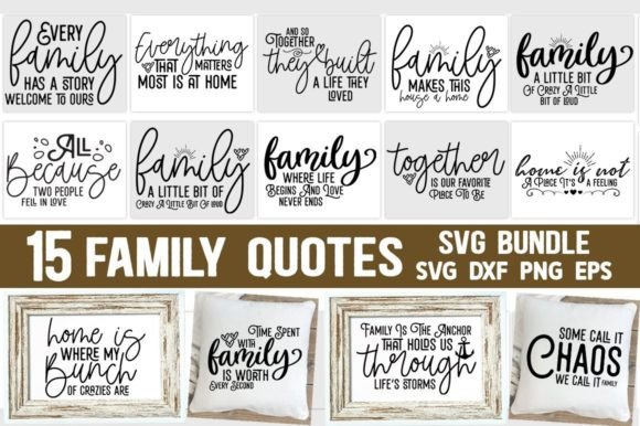 Review: Family Quotes SVG Bundle for Embroidery