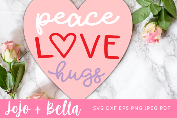 Review: Peace Love Hug SVG for Embroidery Projects