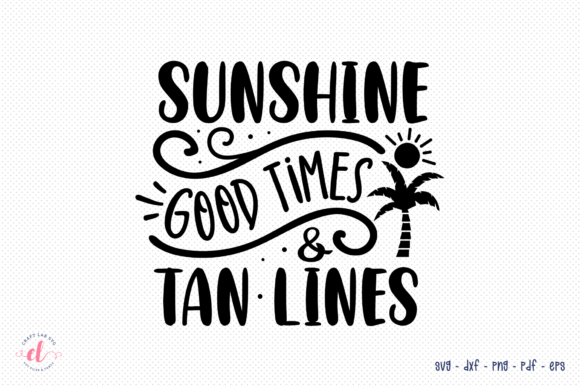 Review: Sunshine Good Times Tan Lines SVG for Embroidery