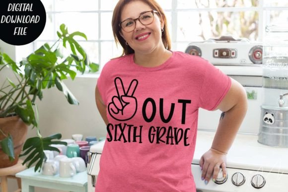 Reviewing Peace Out Sixth Grade SVG for Embroidery