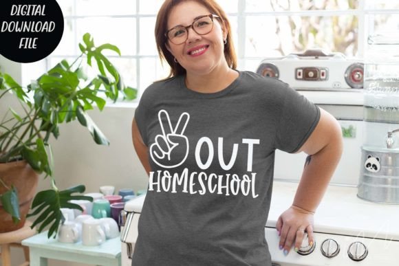 Reviewing the Peace Out Homeschool SVG for Real Embroidery